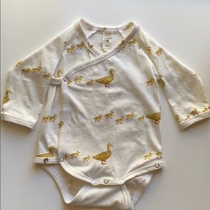 EUC Kate Quinn Ducks Kimono Onesie 3-6 months
